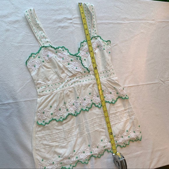 Anthropologie Lu Lu Lamé tiered-front strapped top - Picture 7 of 10